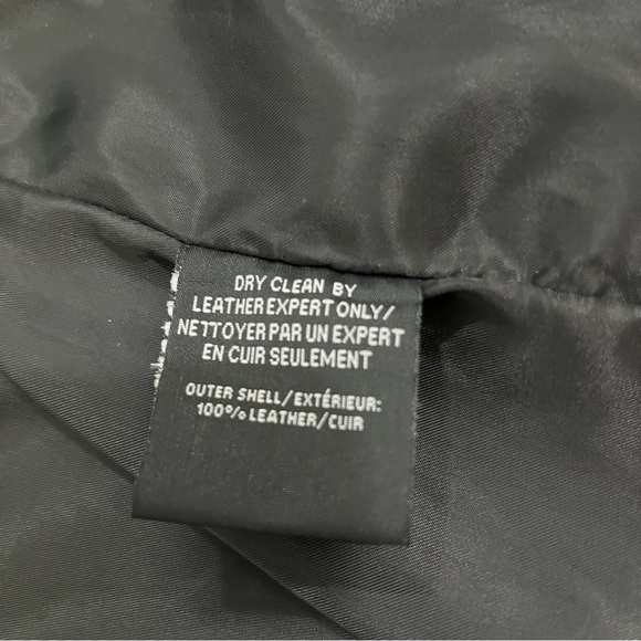 LaMarque Elza Notched Collar Black Leather Blazer Jacket - Picture 8 of 15